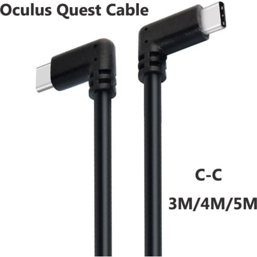 3M/4M/5M Link Cable for Oculus Quest/2 Type C to Type C/USB A 3.1 to Type C Data Transfer Charging Line Quest 2 Accessories