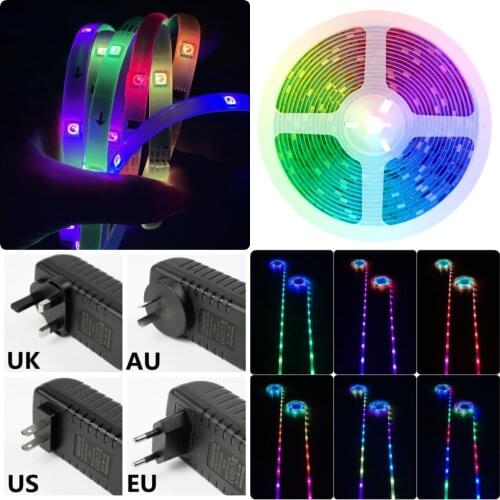 LED Strip Light RGB 5050 Waterproof Lamp Flexible Tape Diode Bluetooth Dream Color Music Control luces led 32.8FT DC 12V