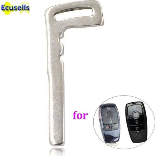 Insert Small blank Key blade for MERCEDES-BENZ W213 E Class 2017 kind Emergency key uncut for Benz