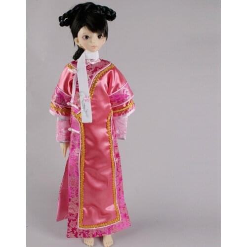 [wamami] 699# Pink Chinese Dynastic Lady Dress Set For 1/4 MSD AOD DOD BJD Dollfie