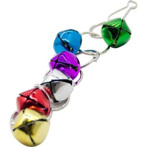 Bird Bite Chew Toy Parrot Cage Hanging Bell Toy for Little Ones