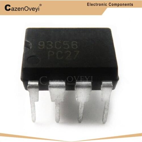 10pcs/lot 93C56 AT93C56 DIP-8 In Stock