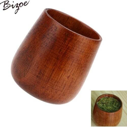 4PCS Japanese Creative Wood Cup Handmade Wood Pot Wine Coffee Tea cup Dedicated