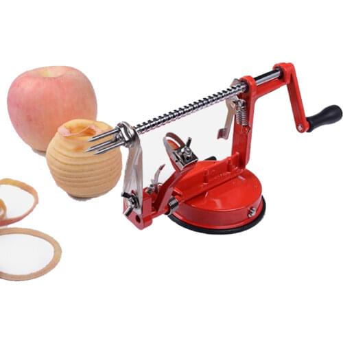 3 in 1 Steel Fruit Potato Apple Machine Peeler Corer Slicer Cutter Bar Home Hand-cranked Clipping