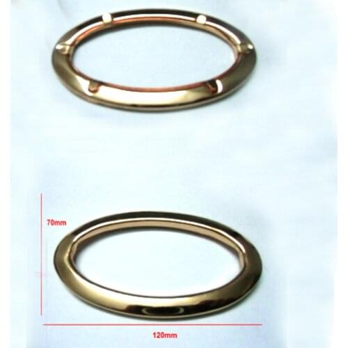 40 pieces 120 x 70 mm Oval Metal Purse Eyelets purse handles