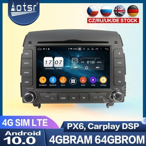 4G LTE For Hyundai Sonata Android Radio Recorder Multimedia Player GPS Navigation PX6 Car DVD Player Audio Head Unit Auto Stereo