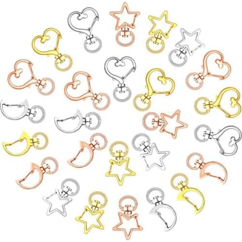 5pcs Snap Hook Trigger Clips Buckles For Keychain Lobster Lobster Clasp Hooks for Necklace Key Ring ClaspDIY Making