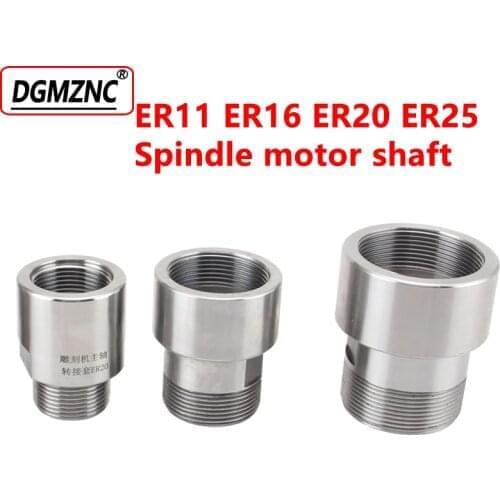 Adapter er11 er16 er20 er25 er32 Extension rod spindle motor Rotor engraving machine spindle motor shaft sleeve cnc DIY