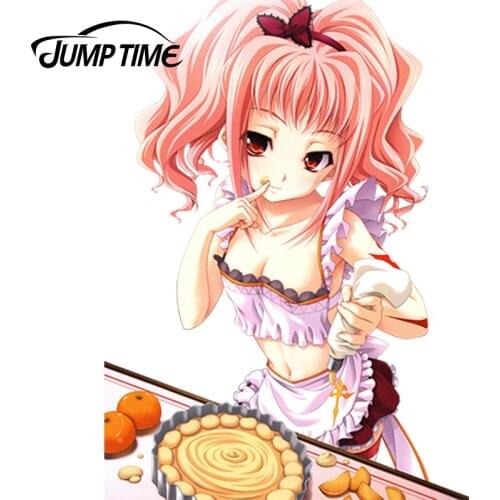 JumpTime 13cm x 9.5cm Lovely Girl Car Sticker Anya Alstreim Anime JDM Window Decal 3D Car Styling Accessories