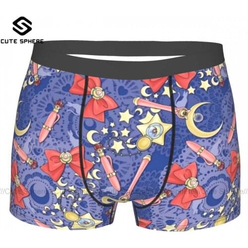 Anime Underwear Teen Custom Cute Trunk Sublimation Trenky Polyester Boxer Brief