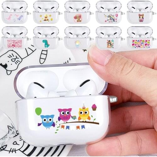 AirPods Cases for Apple AirPods Pro A2084 A2083 Clear Soft Silicone Charging Box Bags Bluetooth Wireless Earphone Cover