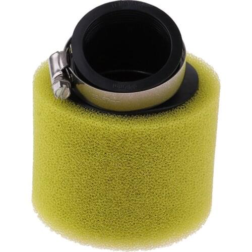 Angle Bent Foam Air Filter for Pit Quad Dirt Bike ATV Buggy 42mm