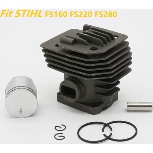 Heavy Duty 35mm 38mm 40mm Bore Cylinder Piston Kit Fit For Stihl FS160 FS220 FS280 Brushcutte Trimmer Rebuild OEM 4119 020 1207