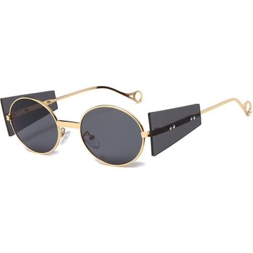 Round Steampunk SunglassesUnisex Vintage Men Women Fashion Driving Fishing Sun Glases UV400 Sunglass Male Female for Women Men