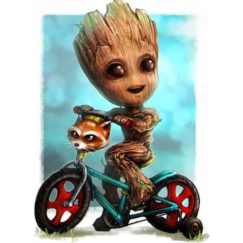 Groot DIY Cross Stitch 11CT Embroidery Kits Needlework Craft Set Printed Canvas Cotton Thread Home Decoration For Design