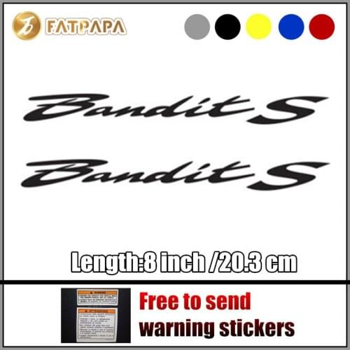 Motorcycle bike Fuel tank Wheels Fairing notebook Luggage helmet MOTO Sticker decals For Suzuki Bandit S 600 650 400 1200 1250