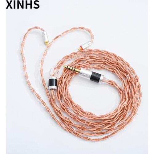Factory direct sales 4 Core Alloy Copper Earphones Upgrade Cable LITZ Headphone Wire For SE535 UE900S XBA-A3 live 1 No.3 bear TX