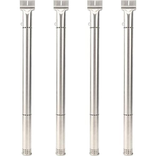 4Pcs Corner Pipe Burner Replacement for Charbroil 463241013 463241113 463241313 463241314 Stainless Steel Cooking Accessories