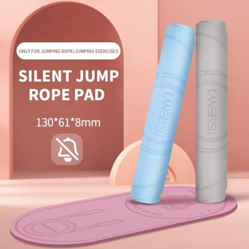 TPE Silent Jump Rope Mat Exercise Cushioning Mute Yoga Sound Insulation And Shock Absorption High Density Board Anti-noice Mat