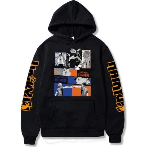 2020 Nishinoya Haikyuu Hoodie Women Men Harajuku Sweatshirt High School Pullover Hoodies
