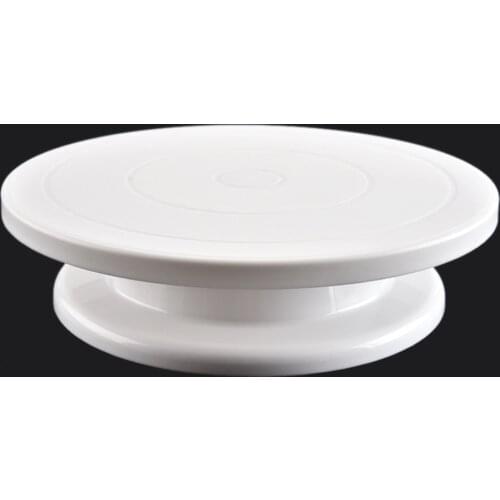Cake Decorating Turntable DIY Baking Cake Pastry Turntable Rotating Round Plastic Cake Turntable Decorating Tools
