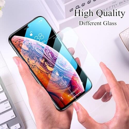High quality HD Full Glass For iphone 12 Pro 11 Pro Max X XS XR XS Max Screen Protector Glass on iphone 12 mini 6 7 8 Plus Glass