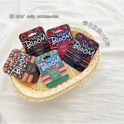 10PCS New 2021 Women Hair Rope Scrunchy Elastic Hair Bands Girls decorations Headbands Rubber Band Gum For Hair Hair Accessories