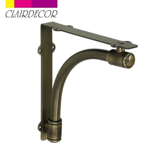 2pcs Shelf Bracket Classic Decorative Shelf Bracket Right Angle Bracket for Commodity Furniture Fittings Hardware