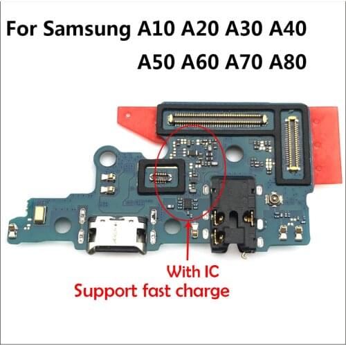 5PCS Original USB Charging Dock Port Connector For Samsung A80 A71 A70S A70 A60 A51 A50 A40 A30 A21 A21S A20 A10 A20E A750 A920