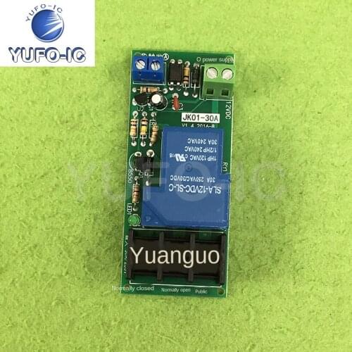 Free Ship 1PCS 0~60 Fen Zhong Trigger Delay Optocoupler Isolation 12V Multifunction Relay Module 30A
