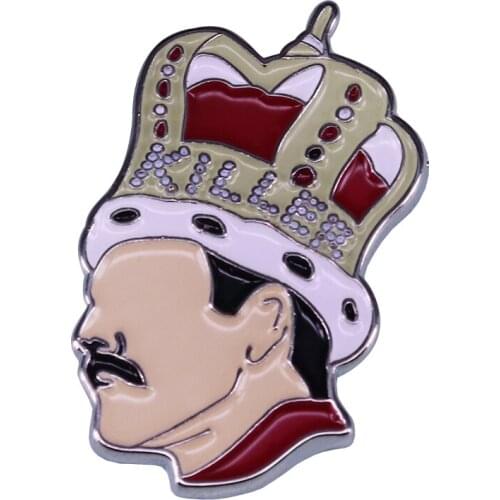 Freddie killer Queen art brooch enjoy this rock legend everyday and anywhere