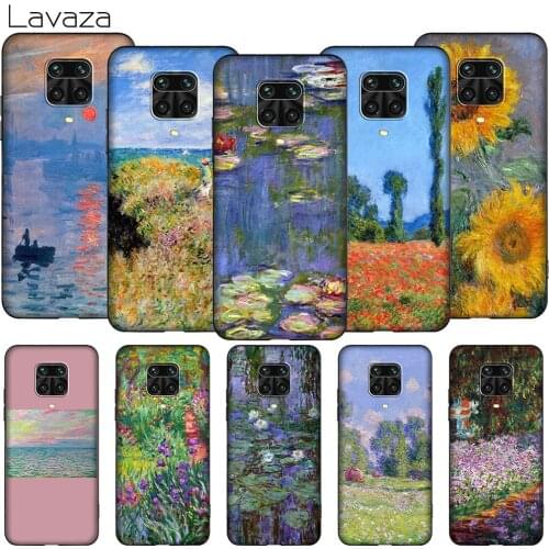 T40 Claude Monet Garden Lotus Case for Redmi Note 5 6 6A 7 7A 8 8T 8A 9 9C 9S K20 K30 Poco X2 Pro Max