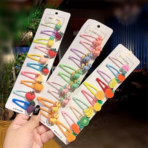 2021 New Ins Girls Colorful BB Clip Headwear Hair Clip Hair Accessories Fashion Childrens Hair Jewelry Barrettes Hairgrip Gift