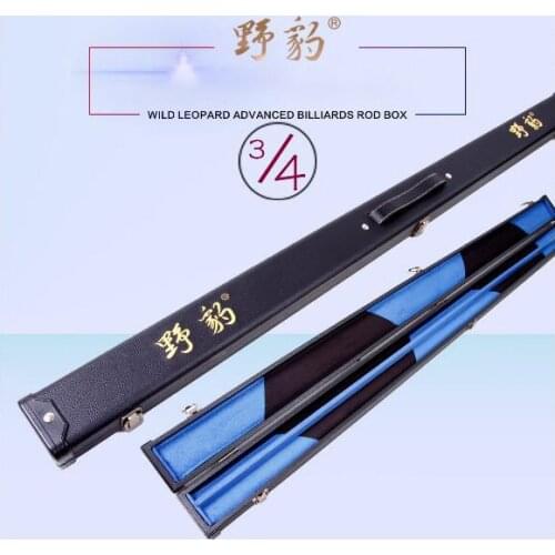 Original YEBAO Snooker Cue Box 3/4 Pieces Snooker Box Flannelette Snooker Box Professional Billiard Accessories