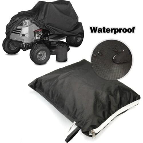 Polyester Fiber Lawn Mower Cover Dust Rain UV Protection Outdoor Protected Garden Waterproof Deluxe LawnTractor Cover140*66*91cm