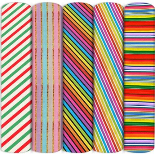 Striped Printed Textile Polyester Cotton Fabric Patchwork for Dress Making Pillar Curtain,c13889