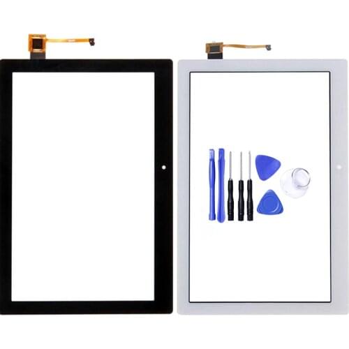 Touch Screen Digitizer Glass Replacement For Lenovo Tab 2 A10-70 A10-70F A10-70L 10.1-inch Black White + Free Tools