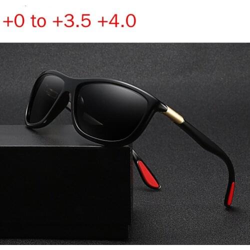 SPH 1.0 1.5 3.0 3.5 Bifocal Reading Sun Glasses Women Men Presbyopia Eyeglasses Classic Square Sunglasses with Diopters NX