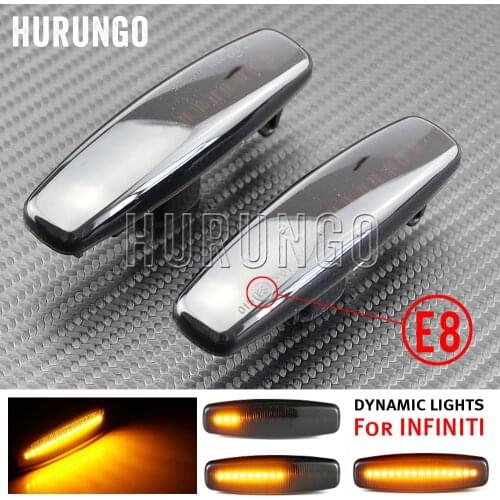 Led Dynamic Side Marker Turn Signal Light for Infiniti EX25 EX35 EX37 FX35 FX37