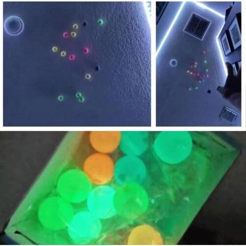 Catch Throw Glow In The Dark Toys for Children Mini Luminous Stick Juggle Jump Wall Ball Games Sticky Squash Suction Target Ball