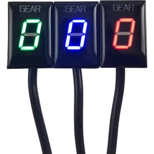 Universal LED Gear Display Indicator for Kawasaki Ninja 300 ZX6R ER6N 0-6 Speeds