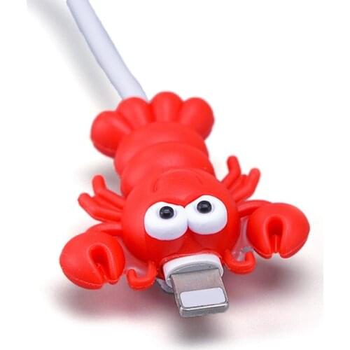 Data Line Cord Protector For iPhone Charging cable USB Charger Cable Cover Wire Cord Protector Cute insect shape Butterfly