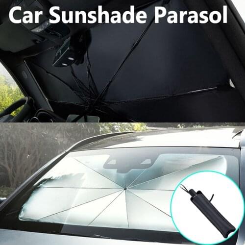 Car Sun Shade Protector Parasol Auto Front Window Sunshade Covers Car Sun Protector Interior Windshield Protection Accessories