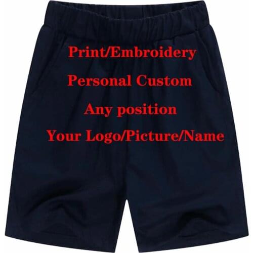Factory Price!Men Cotton Shorts Pants Casual Jogging Slim Fit Sport Short Pants Trousers Custom Your Personal Logo