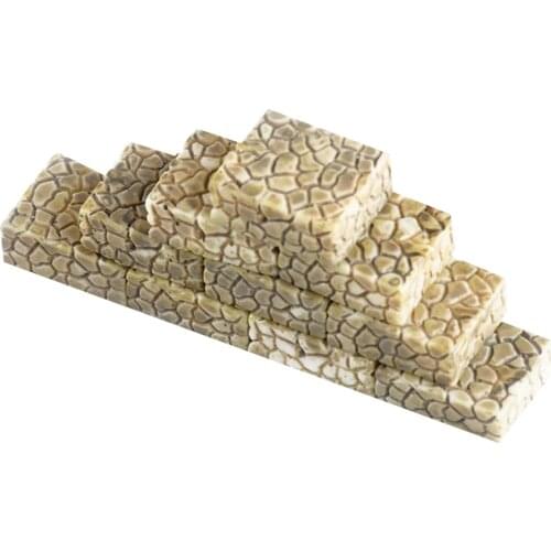 10pcs Mini Landscape Garden Stairs Resin Doll House Stairs for Home