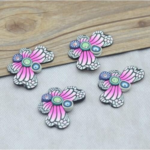 10PCS/Pack Handmade Clay Butterfly,Jewellry accessories,D.I.Y Supplies,Clay Charms