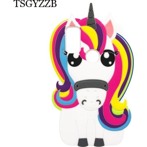 3D Unicorn Case For Xiaomi Mi A2 6X Cover Silicone Phone Coque Redmi S2 Y2 3S 4X 4A 6 6A 5A Prime Case Redmi Note 5 Pro Funda