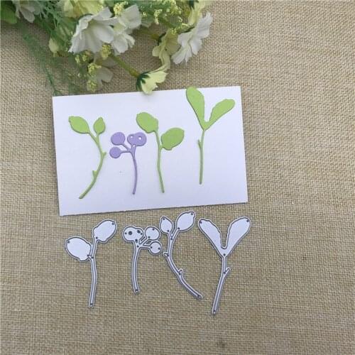 4Pcs Flower fruit frame Metal Cutting Dies Stencils For DIY Scrapbooking Decorative Embossing Handcraft Die Cutting Template