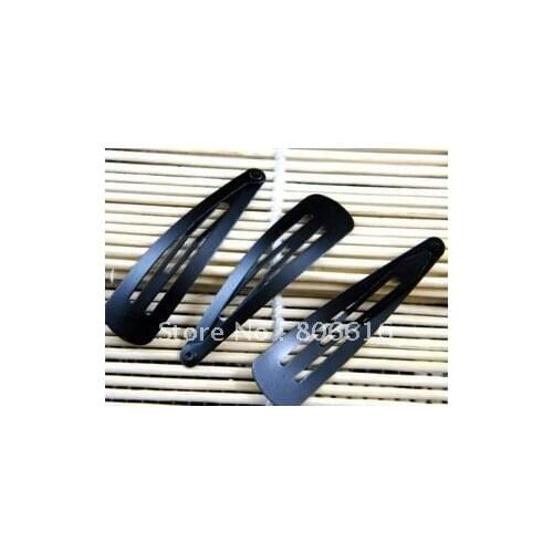 60MM 100PCS Black Color Metal Bobby Pin Hairpins DIY Hair Clips Jewelry Accessory Findings