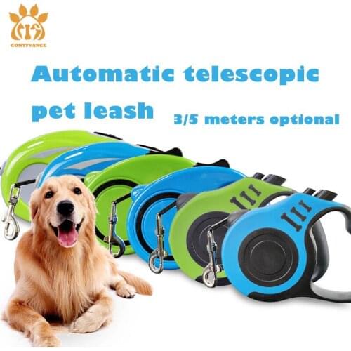 Dog Leash 3M/5M Retractable Pet Leash Automatic Flexible Dog Puppy Cat Traction Rope Belt Dog Leash for Small Medium Dogs Pet